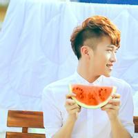 真人吃瓜头像男生